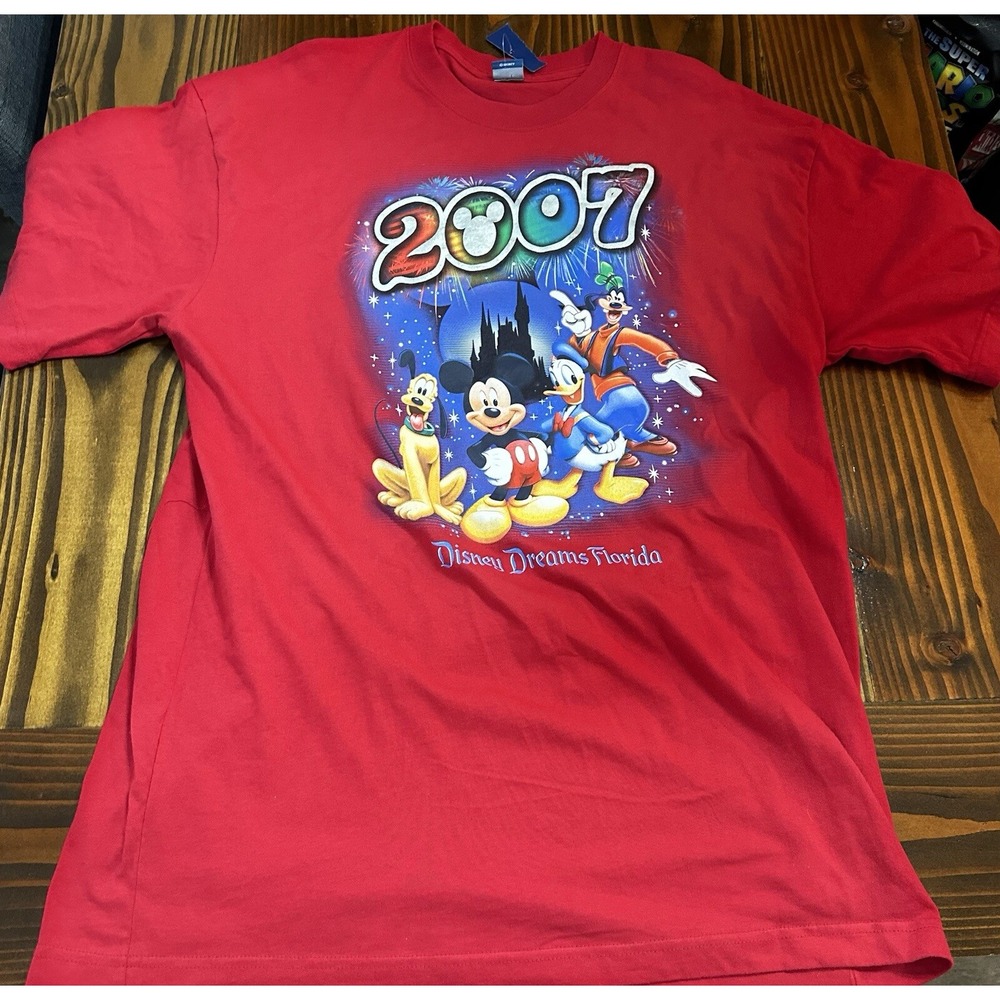 Vintage 2007 Disney Dreams Florida T-Shirt Adult Size XL Brand new